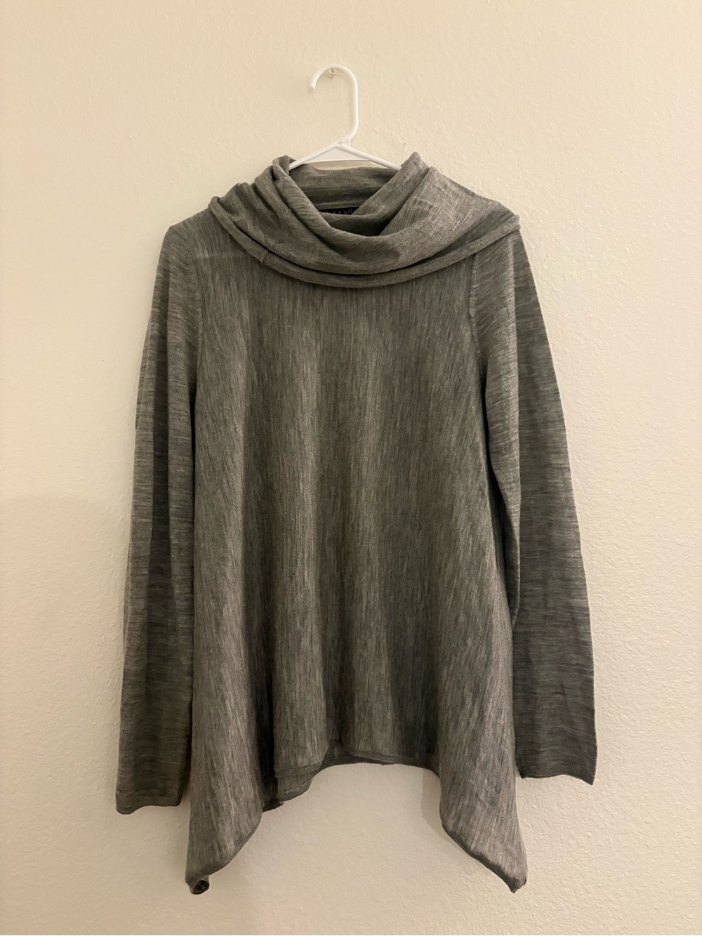 alice + olivia Gray Cowl Neck Tunic